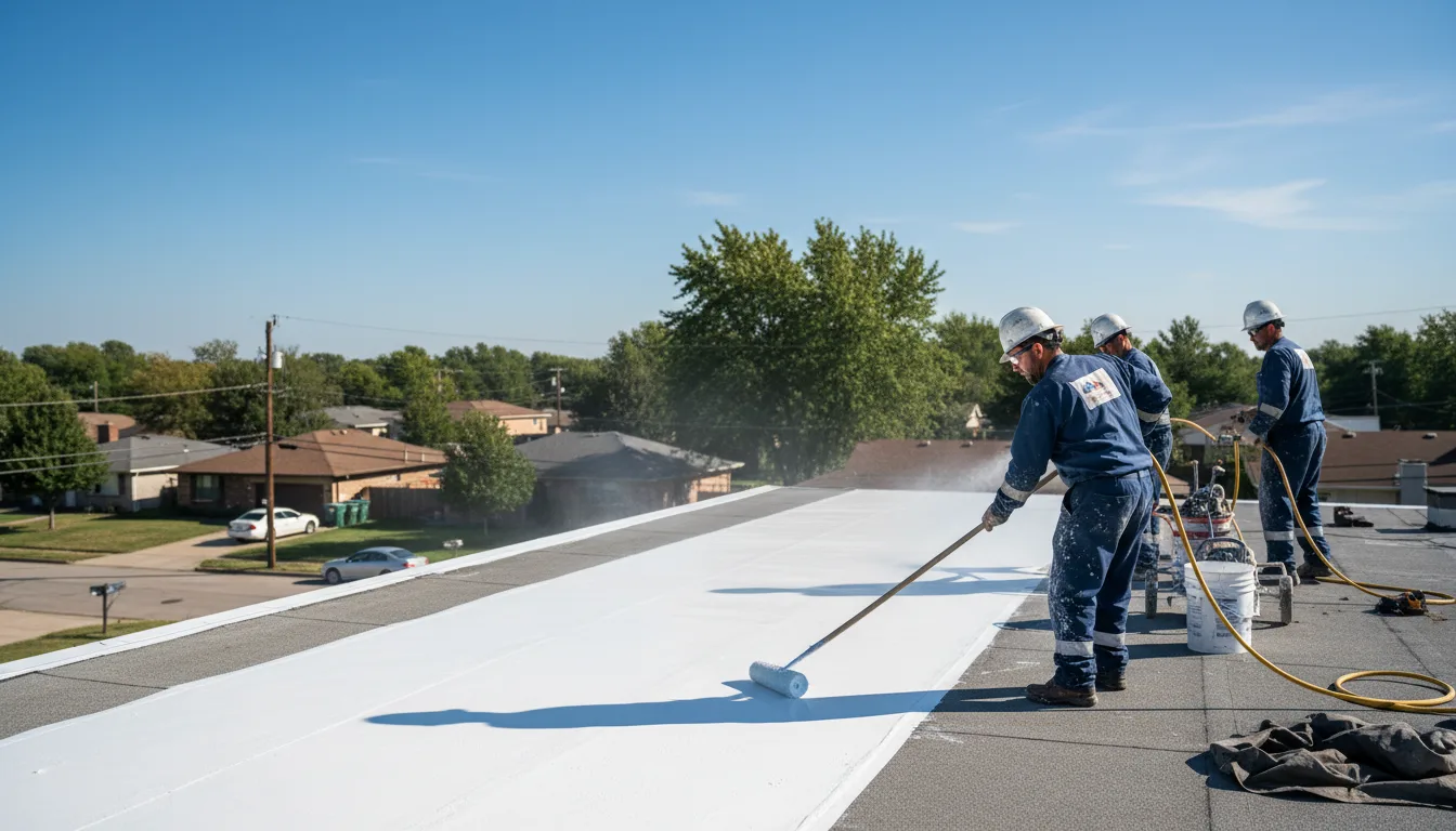 Commercial roof coating in Chardon, OH near me